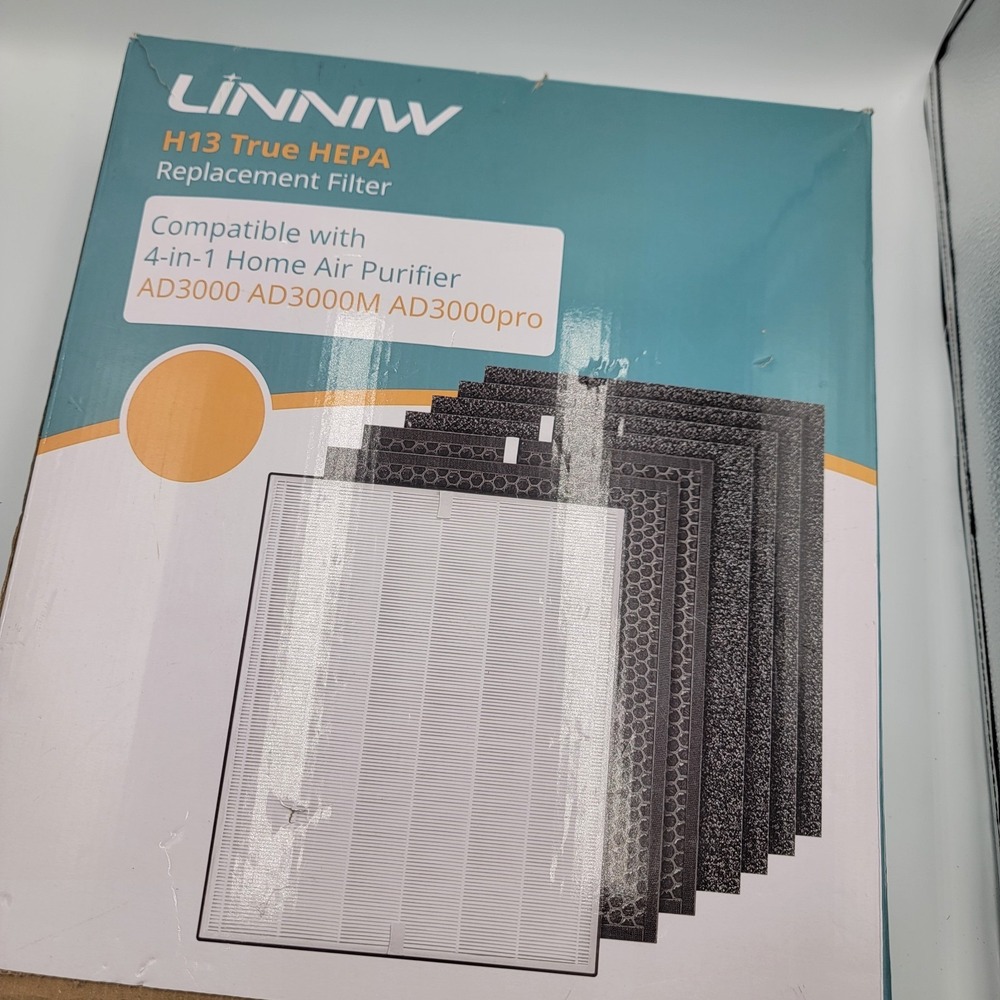 Linniw H13 True HEPA 4-in-1 Home Air Purifier for AD3000, AD3000M, AD3000pro‎